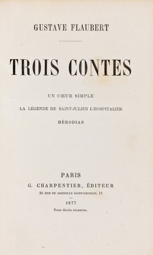 Trois Contes