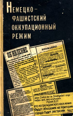 Немецко-фашистский оккупационный режим (1941-1944 гг.) 